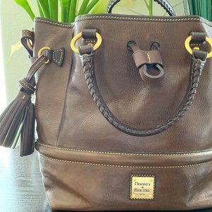 Dooney & Bourke Florentine Leather Bucket Bag